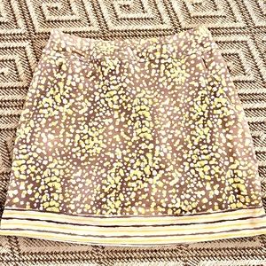 Tail brand Skort. Sz XS, Yellow, white, & Taupe
